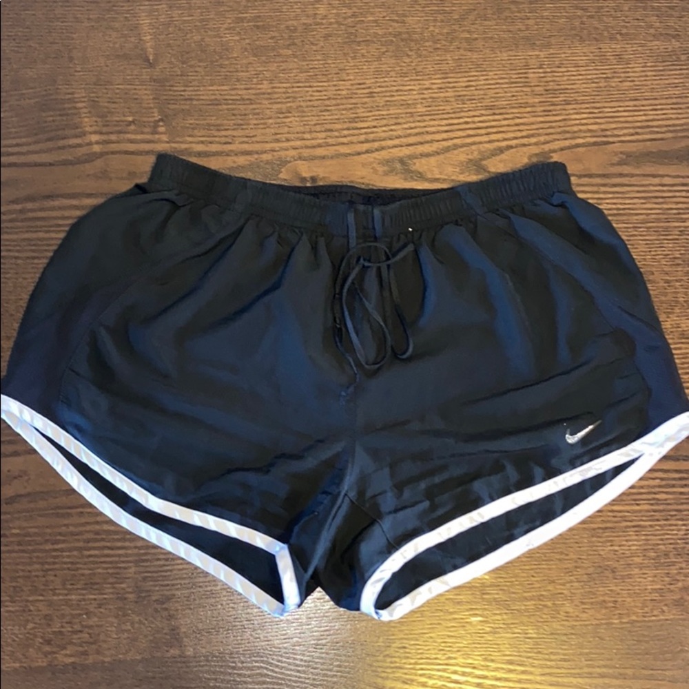 Black nike athletic shorts